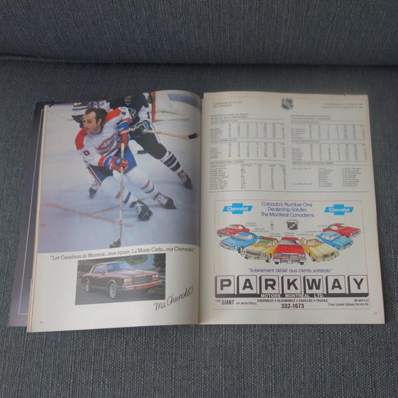 Official magazine of the Montreal Canadiens 1980 w/ Canadiens Pittsburgh Program - Picture 13 of 16